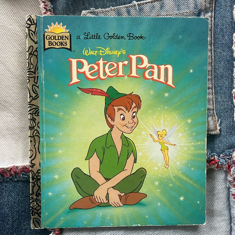 Vintage Disney Little Golden Book Peter Pan 1989 children’s books